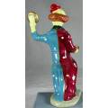 Large Clown Figurine - With Cymbals - BID NOW