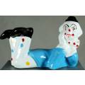 Clown Figurine - Laying down with a Smile - BID NOW