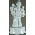 Clown Figurine - With Large Cluster Of Balloons - BID NOW