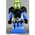 LEGO MINI FIGURINE- UFO Zotaxion Alien - Blue Officer (Commander X) (SP042)