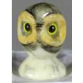 Precious Stone Owl - Beautiful!!! BID NOW!!!!