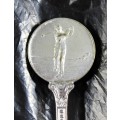 Souvenir Spoon - Golfing Coin - Beautiful! - Low Price!! - Bid Now!!!
