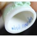 Collectible Thimble - Irish Dresden - Lace Bow-tie - Act Fast!! Bid Now!!!