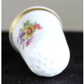 Collectible Thimble - Hales - Ireland - Flowers - Act Fast!! Bid Now!!!