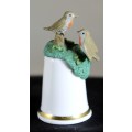 Collectible Thimble - Sterling Classic - Two Birds - Act Fast!! Bid Now!!!
