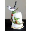 Collectible Thimble - Sterling Classic - Bird on Berry Branch - Act Fast!! Bid Now!!!