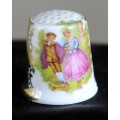 Collectible Thimble - Victorian Couple - Act Fast!! Bid Now!!!