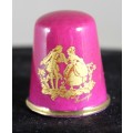 Collectible Thimble - Limoges - Victorian Couple - Act Fast!! Bid Now!!!
