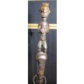 Very Tall East African Wooden Carved Figure - Act Fast!!! - Bid Now!!!