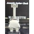 EXQUISITE HACHETTE MINITURE CLOCK -  #31 Acoustic Guitar - Act Fast!!! -BID NOW!!!