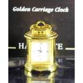 EXQUISITE HACHETTE MINITURE CLOCK -  #33 Golden Carriage Clock - Act Fast!!! -BID NOW!!!