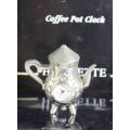 EXQUISITE HACHETTE MINITURE CLOCK -  #36 Coffee Pot - Act Fast!!! -BID NOW!!!