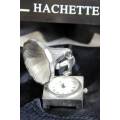 EXQUISITE HACHETTE MINITURE CLOCK -  #40 Classic Gramophone - Act Fast!!! -BID NOW!!!