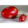 Miniature - Pair of Painted Eggs - Act Fast!!! -BID NOW!!!