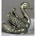 Miniature - Metal Swan - Act Fast!!! -BID NOW!!!