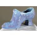 Blue High Heel Porcelain Shoe - Act Fast!! Bid Now!!