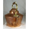 Very Old Portuguese Copper & Brass Kettle - Act Fast!!! -BID NOW!!!