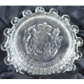 Small Glass Queen Elizabeth Coronation Dish - Act Fast!!! -BID NOW!!!