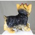 Yorkshire Terrier ` Welcome` With Bow - Bid Now!!!