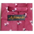 Afimoda Hand Tailored Maroon Tie - Act Fast!!! Bid now!!!