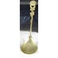 Gold Plated - Stainless Steel Sugarspoon - Beautiful!!! - Bid Now!!!