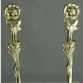 Braber Gold Plated Salad Spoon & Fork - Beautiful!!! - Bid Now!!!