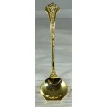 Eetrite 24Ct Gold Plated Fleur Sugar Spoon - Beautiful!!! - Bid Now!!!