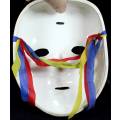 Large Porcelain Opera Mask - Flower Painted - ACT FAST!!! BID NOW!!!