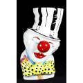 Large Clown Vase - Yellow Bow-Tie - ACT FAST!!! BID NOW!!!