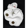 Porcelain Clown Beating a Drum - ACT FAST!!! BID NOW!!!