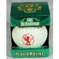 Old St Andrews Scotch Whisky Golf Ball Miniature - 50ml Bottle - ACT FAST!!! BID NOW!!!