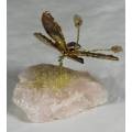 Precious Stone Butterfly on Rock - ACT FAST!!! BID NOW!!!