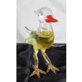 Bols - Curacao Triple Sec - Rare Glass Bird - Hand Blown - Bid Now!!!