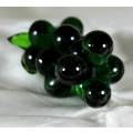 Dark Green Glass Grapes - Bid Now!!!