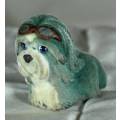 Puppy - In My Pocket Families - Vintage Rare - Grey Flocked Dog - Bid Now!!!