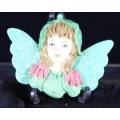 Flower Fairy - Magnet - Green Wings  - Bid Now!!!