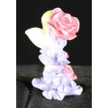 Little Fairy Standing With Rose - Bid Now!!!