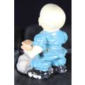 Little Monk Sitting with Book - Bid Now!!!