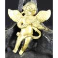 Golden Angel - Wall Decoration - Playing Violin - Bid Now!!!