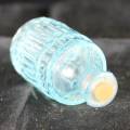 Miniature Light Blue Root Bitters Bottle with Stopper - Bid Now!!!