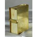 Miniature Brass Book Cover with Bible - Bid Now!!!