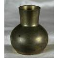 Miniature Brass - Bulbous Vase - Bid Now!!!