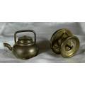 Miniature Brass - Gas Burner With Kettle - Bid Now!!!