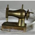 Miniature Brass - Sewing Machine - Bid Now!!!