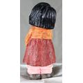 Vintage Koreart - Little Girl with Hand Infront of her Mouth - Act Fast - BID NOW!!!