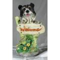 Border Collie with Welcome Sign - Act Fast - BID NOW!!!