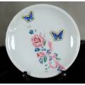 Display Plate - Flowers & Butterflies - Bid Now!