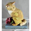 Kitten Tales - The Little Companion - Cat & Duckling on Book - Bid Now!