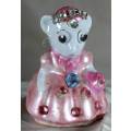 Googly Eyed Mouse in Pink Dress- Bid Now!