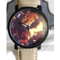 Star Wars Inspired Watch - Brown Strap - A stunner! Bid now!!